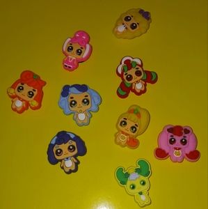 Big Eyes Girls Crocs Charms